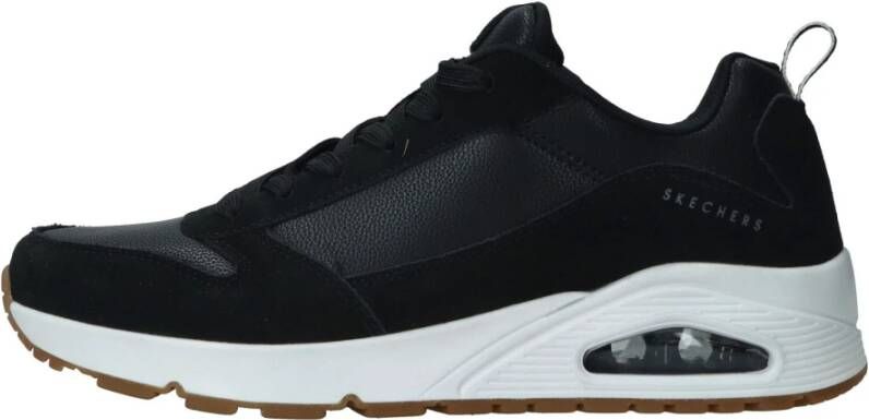 Skechers Uno Stacre Sneaker Casual en Sportieve Herenschoen Zwart Heren