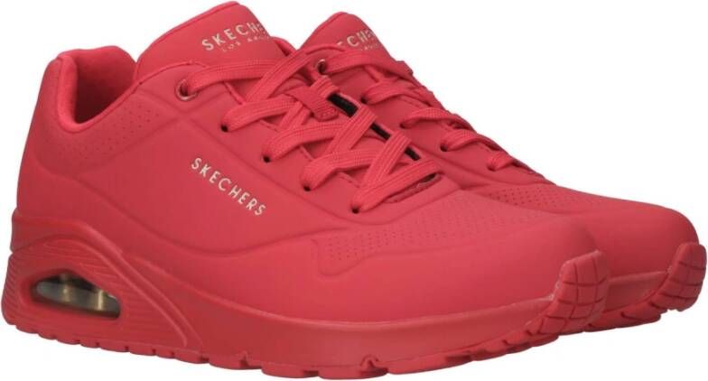 Skechers Uno Stand On Air sneaker Rood Dames