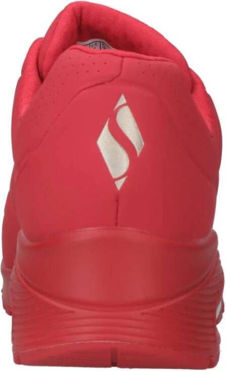 Skechers Uno Stand On Air sneaker Rood Dames