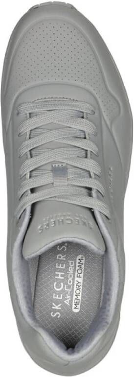 Skechers Luchtkussen Stijlvolle Sneakers Mannen Gray Heren