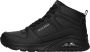 Skechers Klassieke Uno Veterschoen Zwart - Thumbnail 5