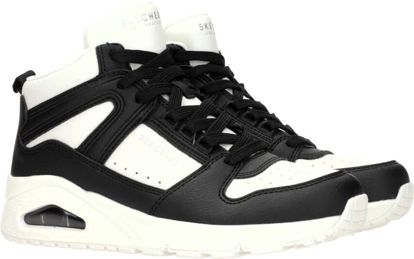 Skechers Uno Zwart Wit Jongens High-Top Sneaker Multicolor Dames
