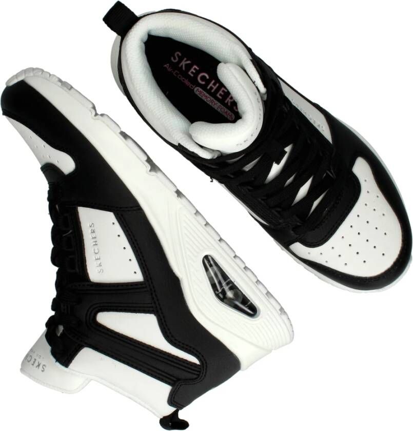 Skechers Uno Zwart Wit Jongens High-Top Sneaker Multicolor Dames