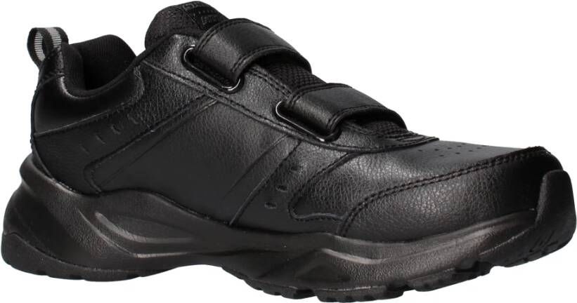 Skechers Veelzijdige Leren Sneaker met Memory Foam Black Heren