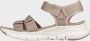 Skechers Fresh Bloom Flex Sandaal Beige Dames - Thumbnail 18