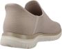 Skechers Slip-ins: Virtue Sleek 104425-TPE Vrouwen Zand Sneakers Sportschoenen - Thumbnail 5