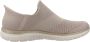 Skechers Slip-ins: Virtue Sleek 104425-TPE Vrouwen Zand Sneakers Sportschoenen - Thumbnail 6