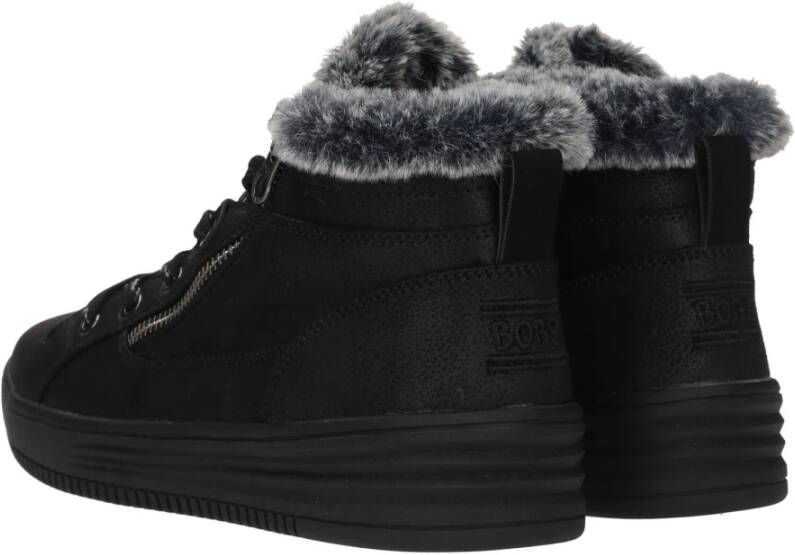 Skechers Warme Vegan Winter Sneaker Boot Black Dames