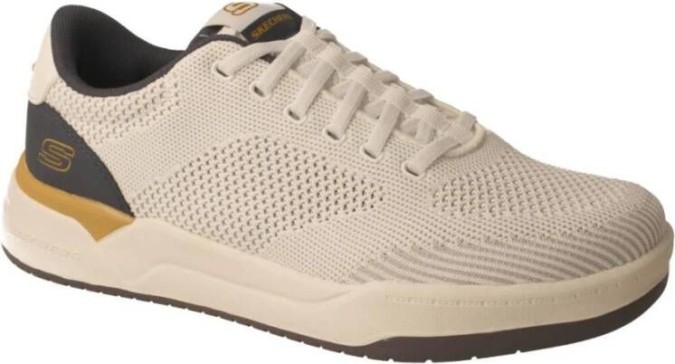 Skechers Wit-blauwe Street Sneakers Beige Heren