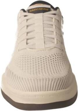 Skechers Wit-blauwe Street Sneakers Beige Heren