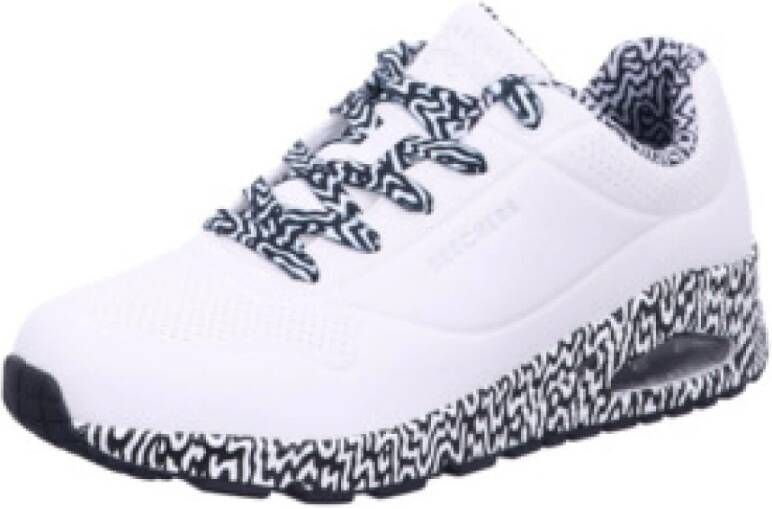 Skechers Witte Damesmode Sneaker