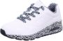 Skechers Uno Mini Drip 177959-WBK Vrouwen Wit Sneakers - Thumbnail 4