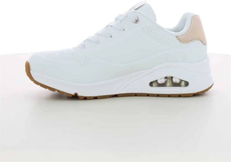 Skechers Witte UNO Golden AIR Schoenen voor Dames White Dames