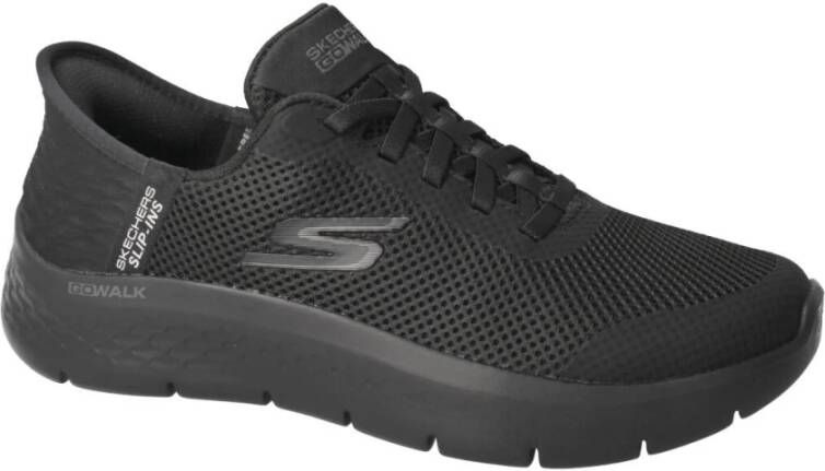 Skechers Zwarte Stretch Fit Damessneakers Black Dames