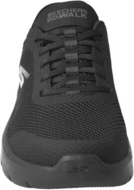 Skechers Zwarte Stretch Fit Damessneakers Black Dames