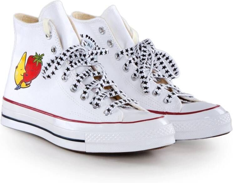 SKY High Farm Chuck 70 High Top Canvas Sneakers White Heren