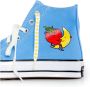 SKY High Farm Vintage Star High-Top Sneakers Blue Heren - Thumbnail 4