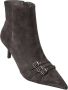 Sofie Schnoor Steen Grijs Stiletto Laars met Bandjes - Thumbnail 3