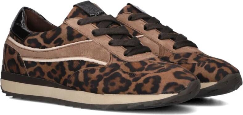 Softwaves Lage sneakers met panterprint