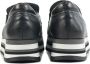 Softwaves Instappers Dames Instapschoenen Damesschoenen Leer 77850 Zwart - Thumbnail 2