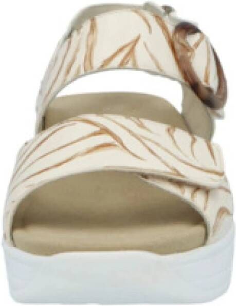 Solidus Beige Damesandalen Stijlvol en Comfortabel