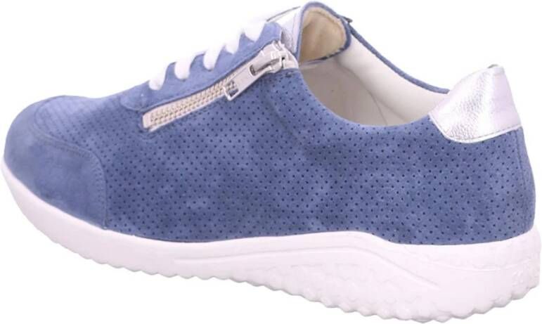 Solidus Blauwe Veterschoen Blue Dames