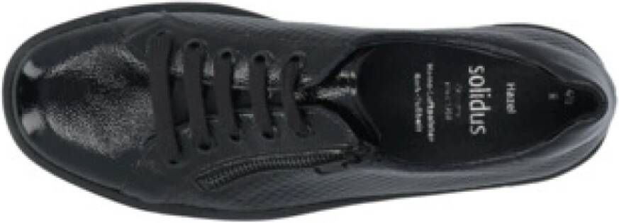 Solidus Casual Veterschoenen in Zwart