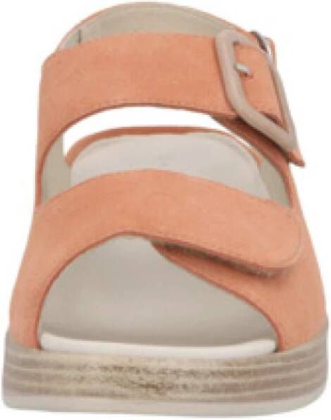 Solidus Sandalen met bandjes voor dames in effen kleuren