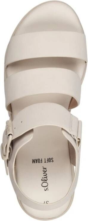 s.Oliver Beige Casual Open Sandalen Beige Dames