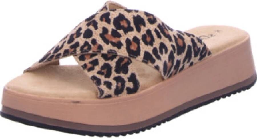 s.Oliver Bruine Dames Slippers