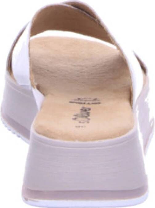 s.Oliver Witte damesslide sandalen