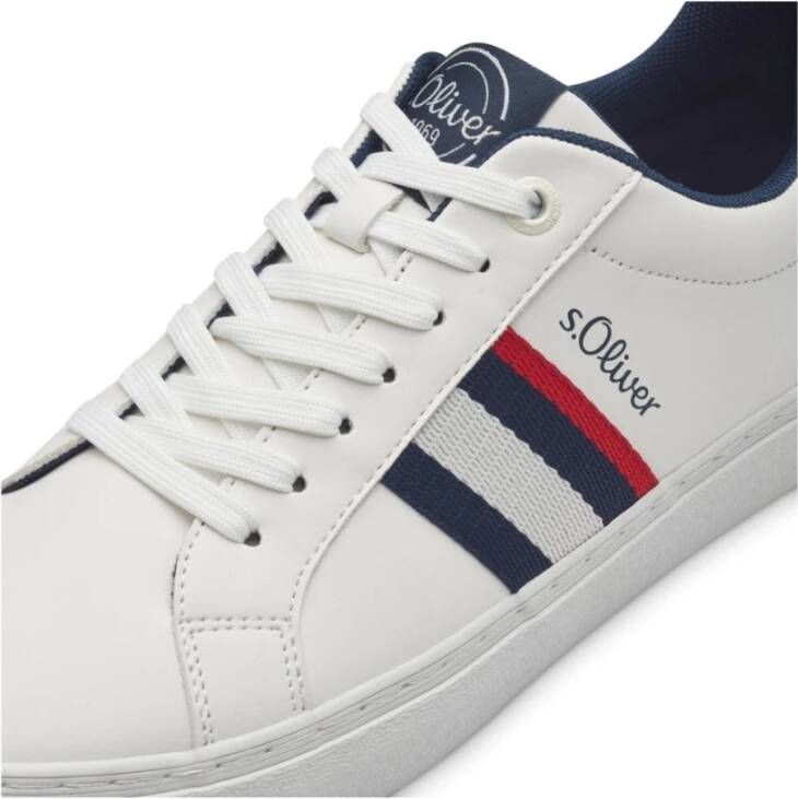 s.Oliver Witte Vetersneakers voor Mannen
