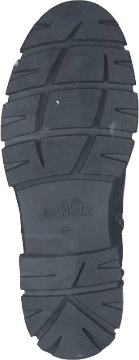 s.Oliver Zwarte Casual Gesloten Booties