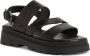 S.Oliver Zwarte Casual Platte Sandalen Vrouwen Black Dames - Thumbnail 4