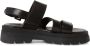 S.Oliver Zwarte Casual Platte Sandalen Vrouwen Black Dames - Thumbnail 5