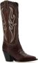 Sonora Bruin leren Santa Fe laarzen hakhoogte 9 cm Bruin Dames - Thumbnail 2