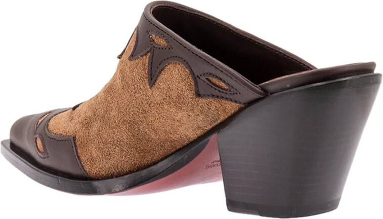 Sonora Heeled Mules Bruin Dames