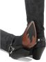 Sonora Suède Leren Riem Laarzen Black Dames - Thumbnail 6