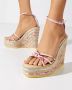 Sophia Webster Bloemige espadrilles met sleehak - Thumbnail 2