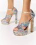 Sophia Webster Glitter Plateau Sandalen Vlinder Vleugels - Thumbnail 2