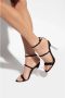 Sophia Webster Zwarte Satijnen Platte Schoenen met Kristal Kralen Hak Detail Black Dames - Thumbnail 2