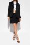 Sophia Webster Zwarte Satijnen Platte Schoenen met Kristal Kralen Hak Detail Black Dames - Thumbnail 3