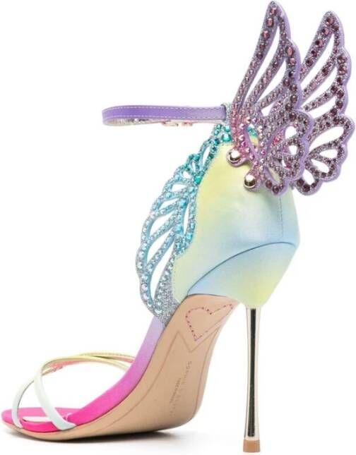 Sophia Webster Hoge Sandalen met Vlinderdetail Multicolor Dames