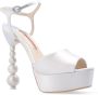 Sophia Webster Natalia sandalen met decoratieve hak White Dames - Thumbnail 4