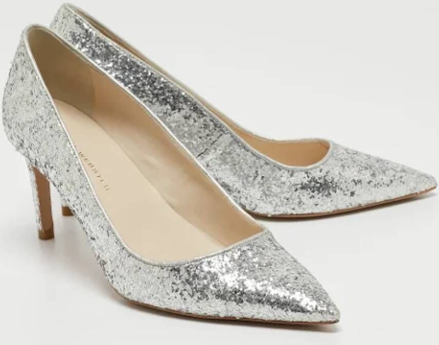 Sophia Webster Pre-owned Fabric heels Gray Dames