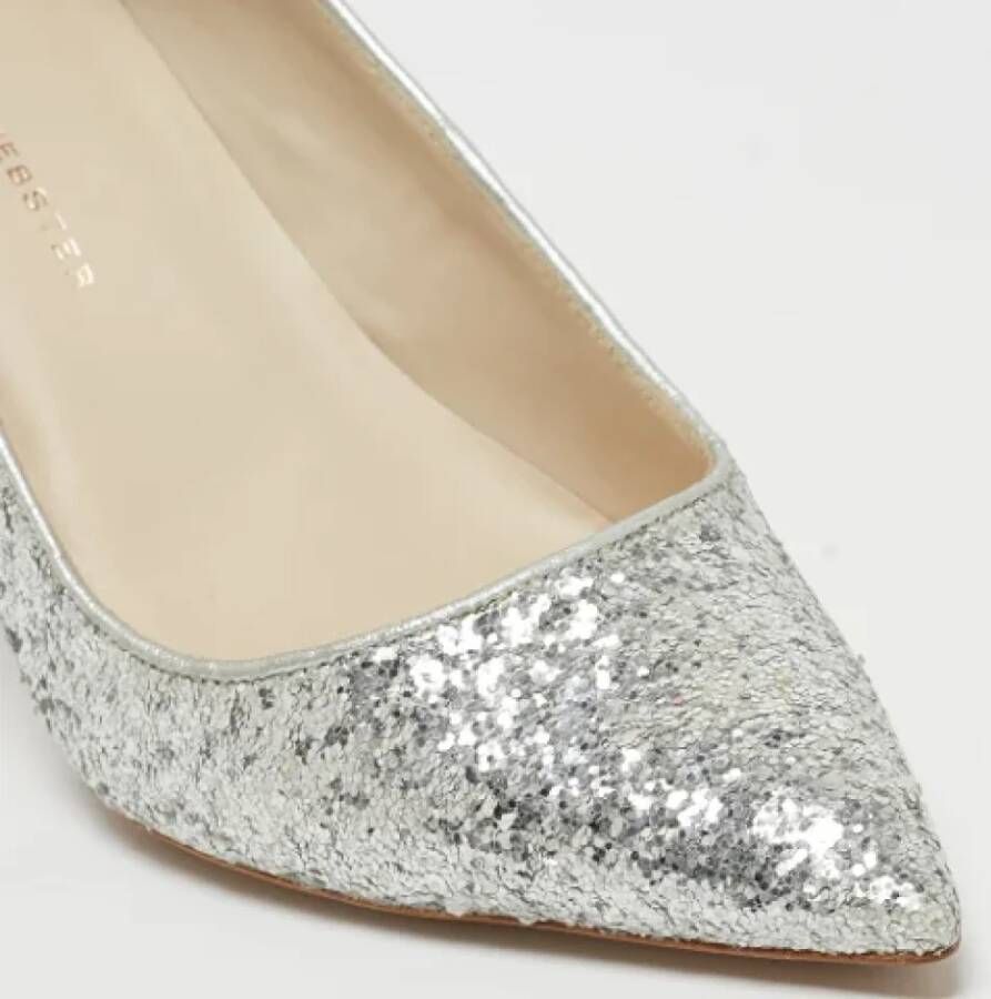 Sophia Webster Pre-owned Fabric heels Gray Dames