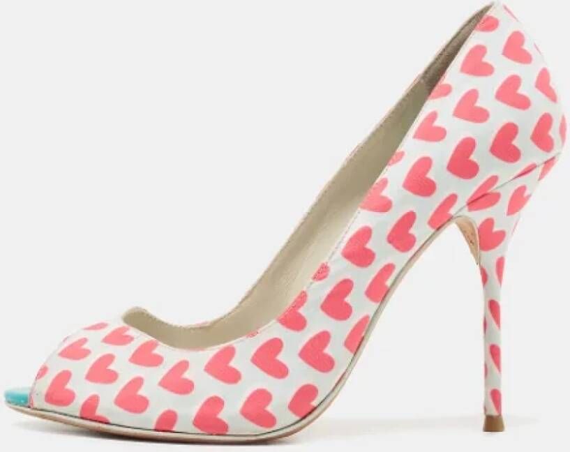 Sophia Webster Pre-owned Fabric heels Pink Dames