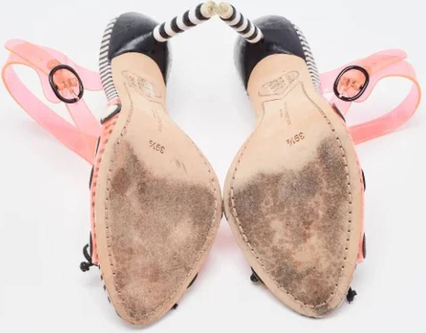 Sophia Webster Pre-owned Fabric sandals Orange Dames