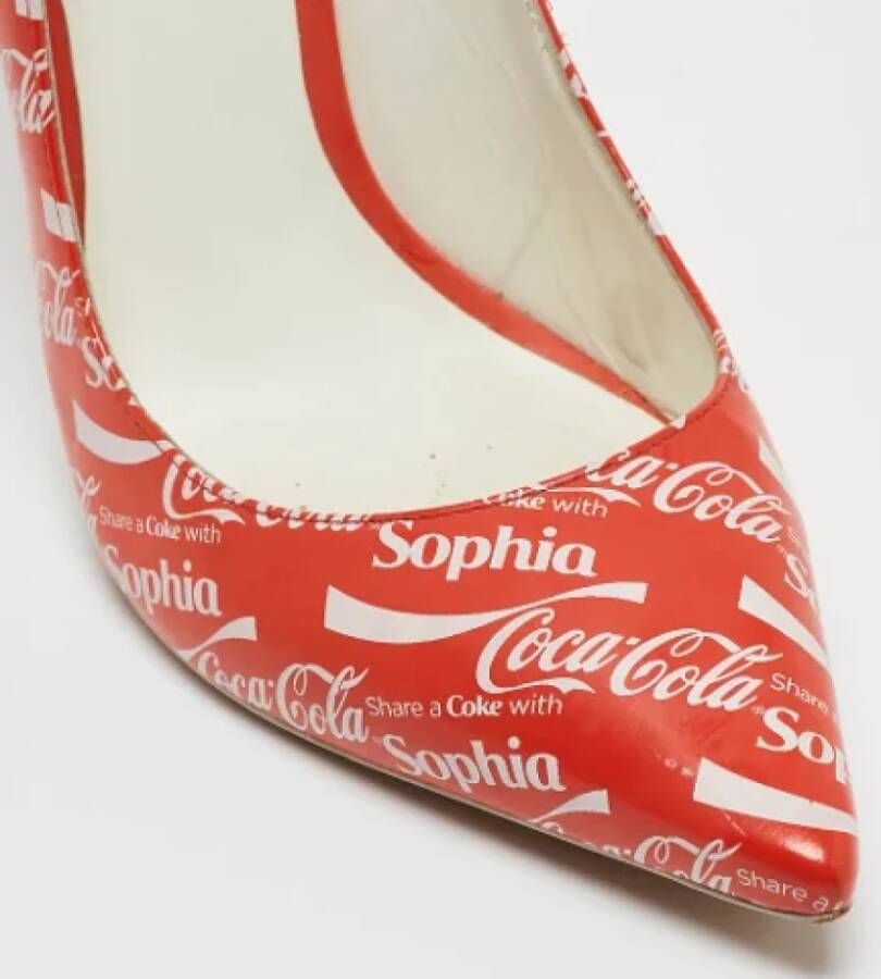 Sophia Webster Pre-owned Leather heels Red Dames