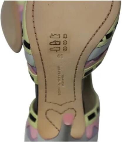 Sophia Webster Pre-owned Leather mules Multicolor Dames